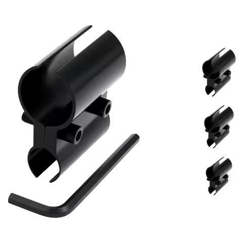 Aluminum Alloy Tube Barrel Mount Holder for Mini Flashlight Laser Torch Metal Extension Flashlight C