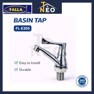 FALLA FL-E305 CP Basin Tap Chrome Bathroom Sink Faucet Wash Basin Tap Durable Easy Install