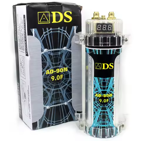 Wholesale genuine DS car audio modification amplifier subwoofer 9 Farad capacitor 9.0F capacitor pon
