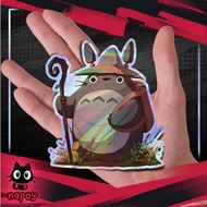 Anime Movie Studio Ghibli Totoro Autumn Hologram Sticker Waterproof Sticker