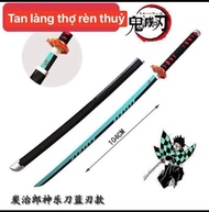 [ Kiếm gỗ 1 mét] Mô hình kiếm gỗ / Kiếm tanjiro làng thợ rèn thuỷ/ kiếm Kimetsu No Yaiba