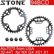 Stone 94BCD Round Oval Chainring 32T 34T 36T 38T 40T 42T 44T Cycling MTB Bike Chainwheel Tooth Plate