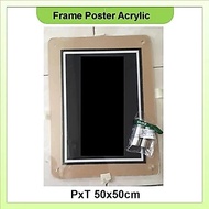 Acrylic Poster Frame PxT 50x50cm