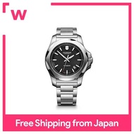 [Victorinox] Watch INOX Mechanical Stainless Steel Case (316L / Forged) Black Dial Stainless Steel Bracelet 241837 Men's Silver