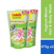 [Bundle of 2] Carrie Junior Hair & Body Wash Pouch - Melon Yoghurt (475g)