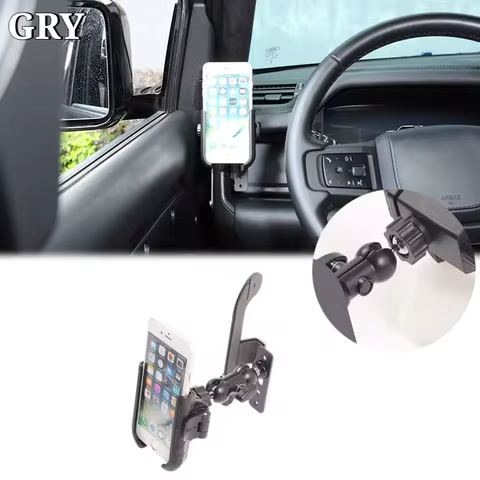 Car Phone Holder GPS Navigation Bracket For Land Rover Defender for Land Rover Defender 90 110 130 2
