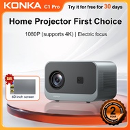Konka C1 pro Portable Projector Mini 4K with Wifi6 and Bluetooth Projector with Netflix/YouTube Elec