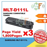 3 UNIT Compatible Toner Samsung 111 111S MLT-D111S MLTD111S D111S MLT111 MLTD111 Pro Xpress SL M2020