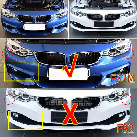 For BMW F32 F33 F36 M-Sport Car Front Bumper Headlight Washer Nozzle Cover Sprayer Cap Painted For B