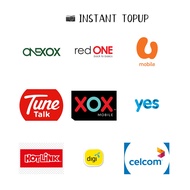 YES/ REDONE/DIGI/HOTLINK/CELCOM/UMOBILE/TUNE TALK/XOX/ONEXOX INSTANT DIRECT MOBILE TOPUP