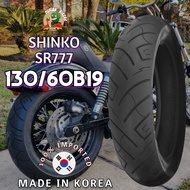 Korea Shinko Tires SR777 (130/60B19) Heavy Duty Tire, 130-60x19, 130-60-19, 130/60 19, Pirelli, Mich