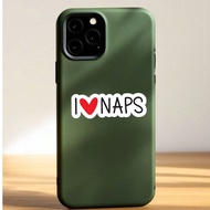 1/3pcs I Love Naps Sticker, Funny Nap Sticker, Sleep & Coffee Themed Sticker, Resting Quotes & Inspi