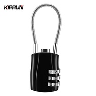 KIPRUN 3 Digit Combination Lock, Luggage Locks, Resettable 3 Digit Padlocks with Zinc Alloy Body for