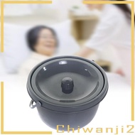 [Chiwanji2] Chamber Pot Toilet Container with Handle Urinal Commode for Travel Boat Indoor Tent Bedr