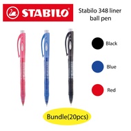 Stabilo 348 liner ball pen Bundle (20pcs)