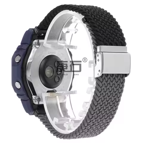 Braided Solo Nylon Strap watch band For Casio AQ-S810W S800W SGW-300H 400H 500H MRW-200H W-735H  725