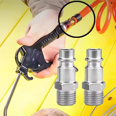 5/10pcs European 1/4-Inch Quick-Connect Air Compressor Hoses For Paint Guns And Powder Spray Guns