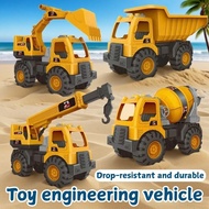 Dumper Truck Lori Mainan Budak Mixer Truck Bulldozer Excavator Car Toys Large Truck Toys Boom Truck