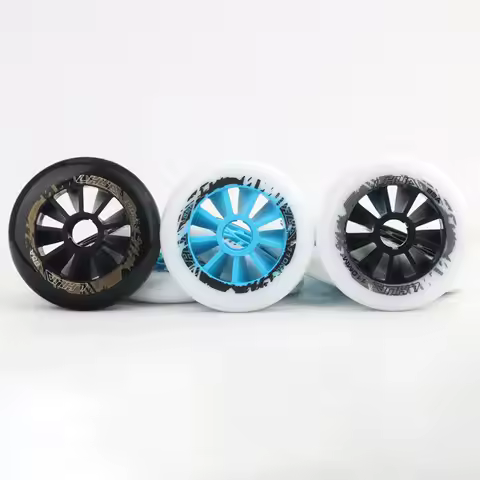 85A Professional Speed Inline Skate Shoes Wheels 90 100 110MM High Elasticity Roller Skates Accessor