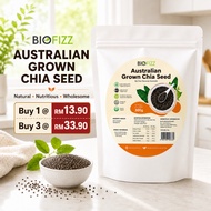 BIOFIZZ Chia Seed 300g with Organic Chia Seed, Halal Chia Seed, Superfood Chia Seed, Biji Chia
