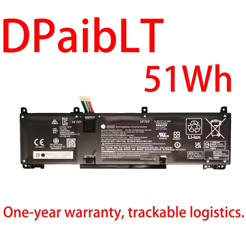 DPaibLT NEW 11.58V 51Wh RH03XL LAPTOP BATTERY For HP ProBook 430 440 450 455 650 G8/G9 Zhan 66 Pro A