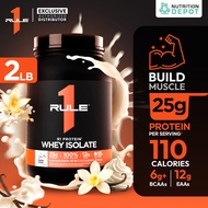 Rule1 Isolate 2lb - เวย์โปรตีนเสริมสร้างกล้ามเนื้อ