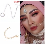 Nath nath clip-on/ nose earring/ Indian accessory/ Indian jewelry/