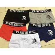 5Pcs DIESEL Men's Underwear Cotton Boxer Shorts mix colors 01