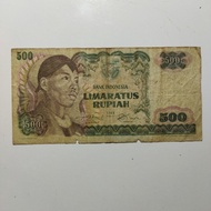 Uang Kertas Kuno non PMG Rp 500 Sudirman (K2)