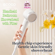 JC. ECOCO Handheld Bathroom Showerhead with Filter Build Water Pressure Enhancement And  Rainfall Ex