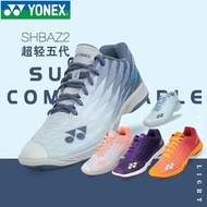 2023Yonex รองเท้าแบดมินตันตัวกันกระแทก Aerus 5สำหรับผู้ชายผู้หญิงรองเท้าผ้าใบมืออาชีพระบายอากาศได้ดีมากใส่ได้ทุกเพศ Yonex Aerus Z2รองเท้าแบดมินต