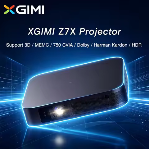 XGIMI Z7X DLP Projector with Stand Full HD 1080P 4K MEMC HDR Home Cinema Smart Beamer Dolby Audio &