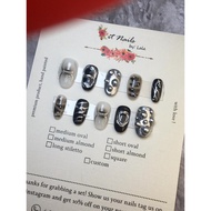 PREMIUM press on nails y2k fake nails desing fake nails 3d