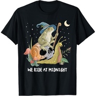 Cottagecore Aesthetic Witch Frog Snail Mushroom Goblincore T-Shirt