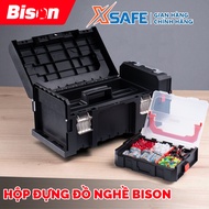 Bison 21inch BS 3IN1 Tool Box511001 Virgin plastic, aluminum handle, stainless steel latch