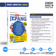 Buku Belajar Bahasa Jepang - Master Parah Kosakata Tata Bahasa Jepang