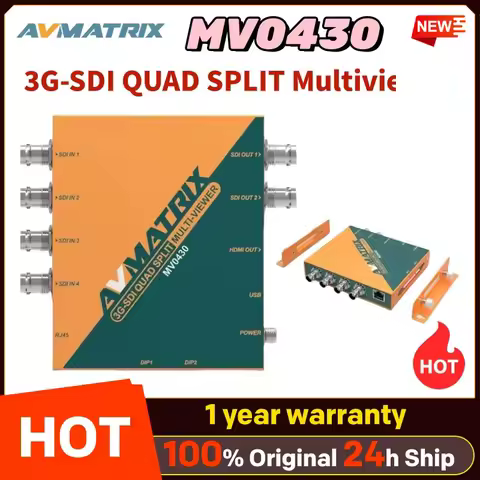 AVmatrix MV0430 3G-SDI Scaling Converter Multiviewer for SDI Monitor 4 channel SDI multiviewer scale
