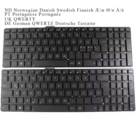 New GR ND PO UK Keyboard for ASUS A55A A75VJ U57A R500A R700A K55XI K751L K751MA X751LDV F751L R752L