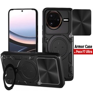 CASE XIAOMI POCO F4 / F5 / F6 / F6 PRO / F7 PRO / F7 ULTRA CAR MOUNT MAGNETIC MILITARY SHELL CASE RI