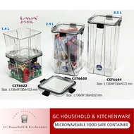 READY STOCK LAVA MOOCA CANISTER AIR TIGHT &amp; STACKABLE / MULTIPURPOSE CONTAINER / BALANG KUIH RAYA 1.4L / 2.9L