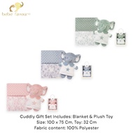 Bebe Favour Cuddly Gift Set Includes Blanket & Plush Toy BP53119/BP53118/BP53117