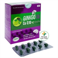 VIÊN UỐNG BỔ NÃO NGỪA TAI BIẾN GINKGO 150 CO Q10 ABIPHA HỘP 100 VIÊN