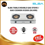 ELBA TABLE DOUBLE GAS STOVE / GAS COOKER 8125SS (SILVER) l DAPUR GAS l 火炉