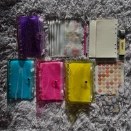 A6 Color Glitter Financial Binder Package A6 6 Financial Sinking Fund Binder Ring