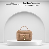 Charles Berkeley BECKETT Vanity Leather Handbag Crossbody Top Handle Bag (WF-24002)