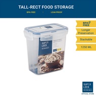 Super Lock Premium Series Tall Rectangular Food Storage Container (800ml / 1250ml / 1500ml)
