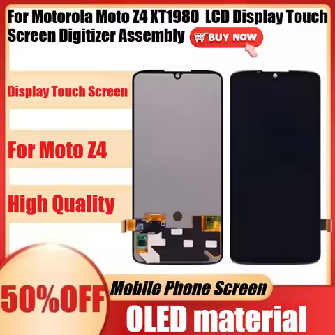 New OLED For Motorola Moto Z4 XT1980 LCD Display Touch Screen Digitizer Assembly for Moto Z4 XT1980-