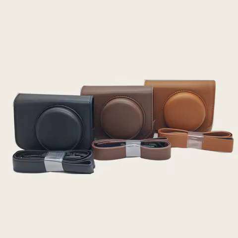 G7X3 Case PU Leather Cover For Canon G7X Mark II III G7XII G7XIII G7X2 Camera Bag Full Protect With 