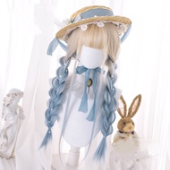 [sẵn] Wig/Tóc giả Ombre dễ thương vintage mix màu tím xanh xám - Teen/Lolita A25/A89/A75 [Miu Cospla