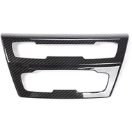 ABS Carbon Fiber Car Center Console CD Panel Cover Frame Trim Sticker Compatible for BMW X1 F48 X2 F